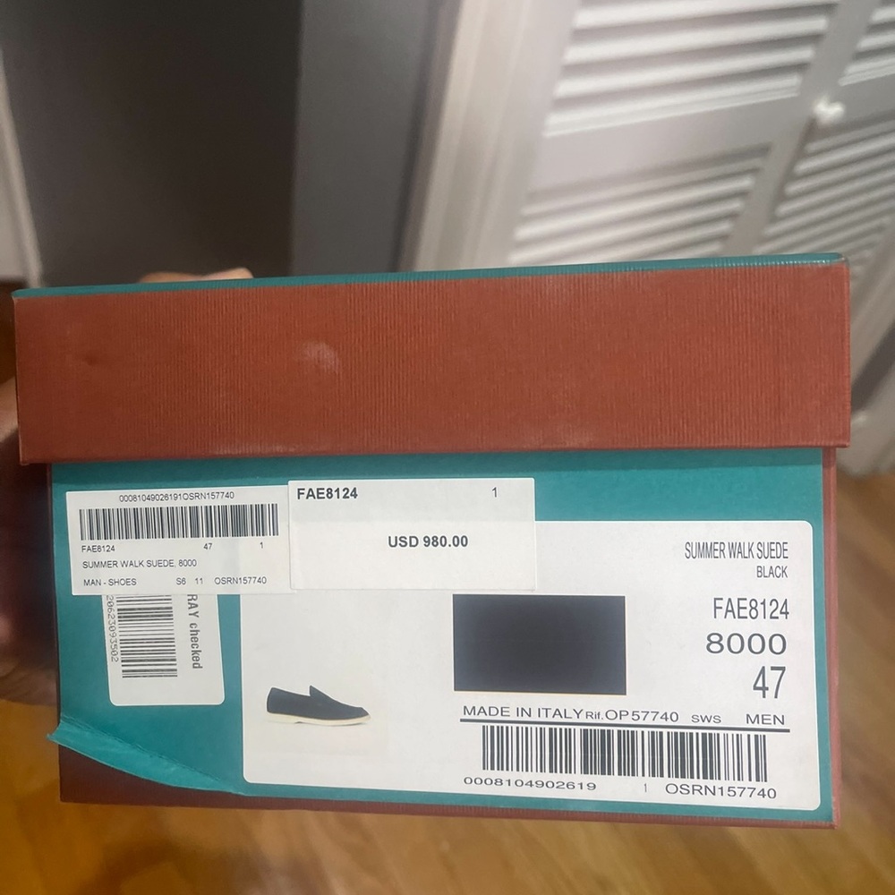 Loro Piana Men's Shoe Box Sz 47